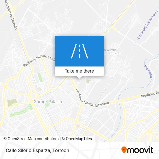 Calle Silerio Esparza map