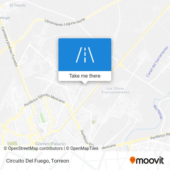 Circuito Del Fuego map