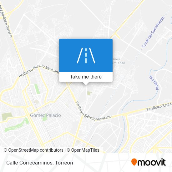 Mapa de Calle Correcaminos