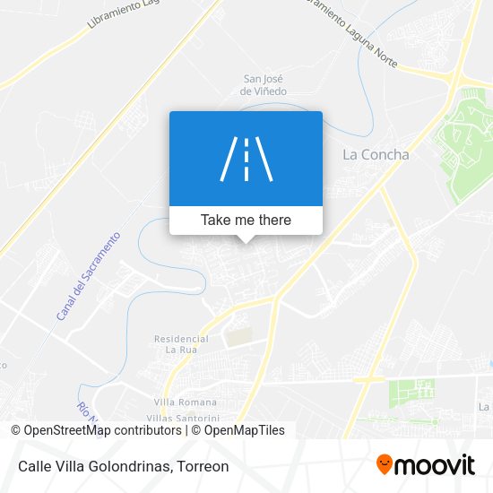 Mapa de Calle Villa Golondrinas