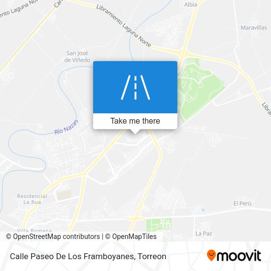 Calle Paseo De Los Framboyanes map