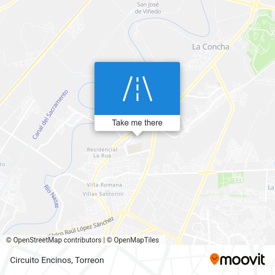 Mapa de Circuito Encinos