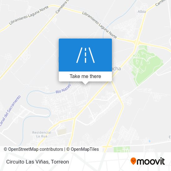 Circuito Las Viñas map