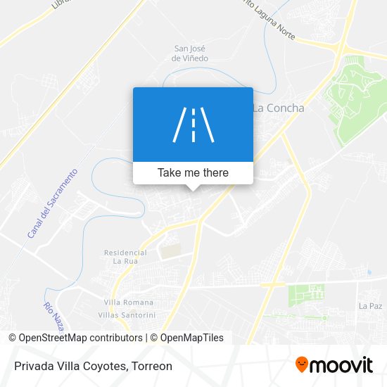 Privada Villa Coyotes map