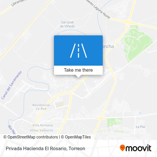Privada Hacienda El Rosario map