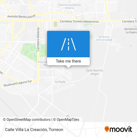 Calle Villa La Creación map