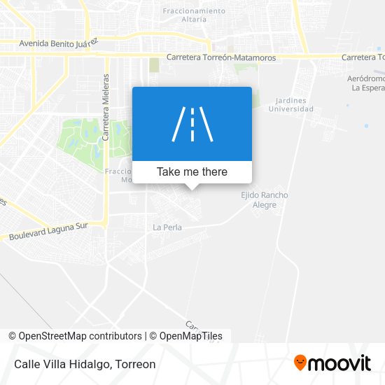 Mapa de Calle Villa Hidalgo