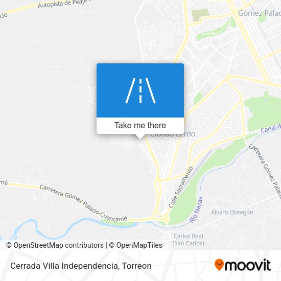 Cerrada Villa Independencia map