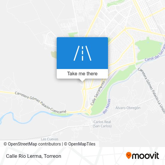 Mapa de Calle Río Lerma