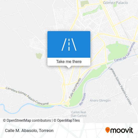 Mapa de Calle M. Abasolo