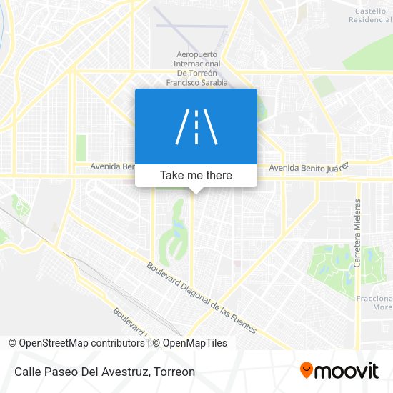 Calle Paseo Del Avestruz map