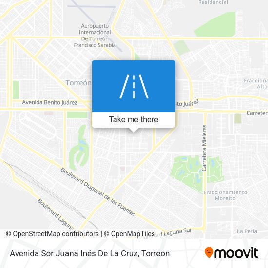 Mapa de Avenida Sor Juana Inés De La Cruz
