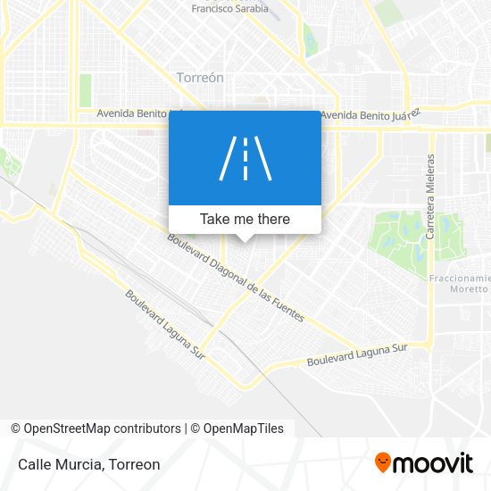 Mapa de Calle Murcia
