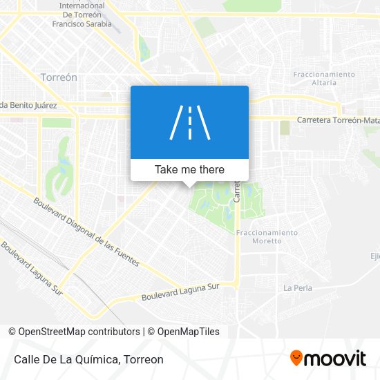 Mapa de Calle De La Química