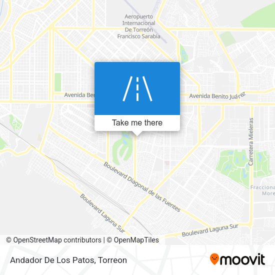 Mapa de Andador De Los Patos