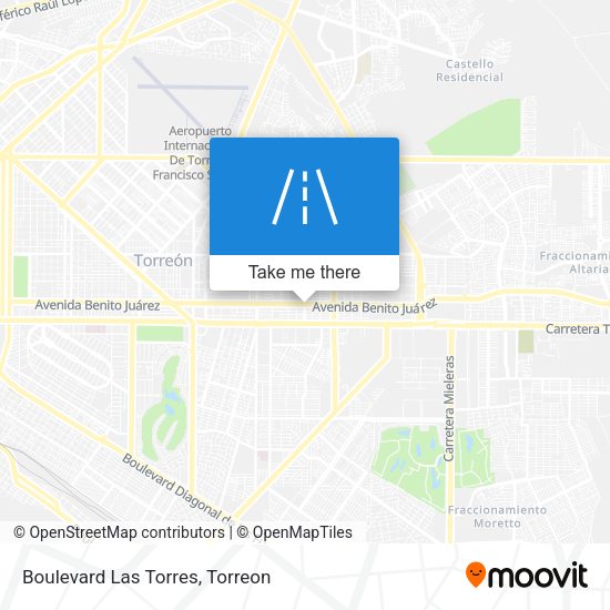 Mapa de Boulevard Las Torres
