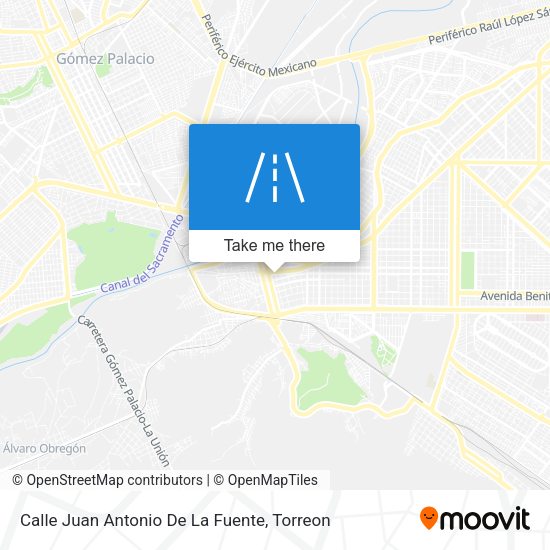 Calle Juan Antonio De La Fuente map