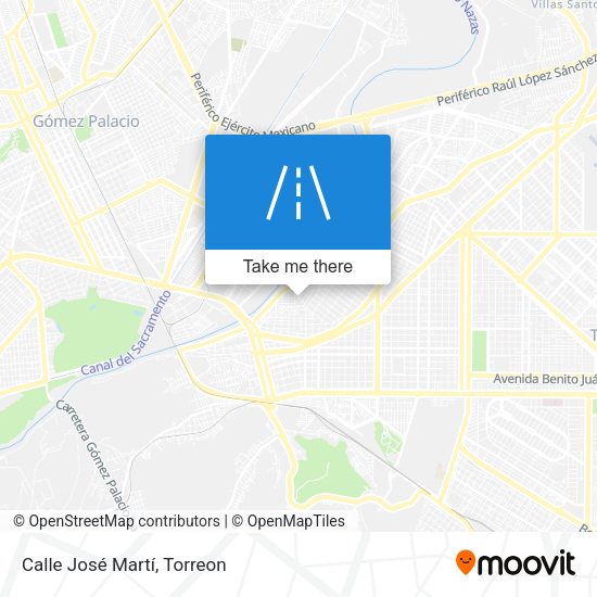 Calle José Martí map