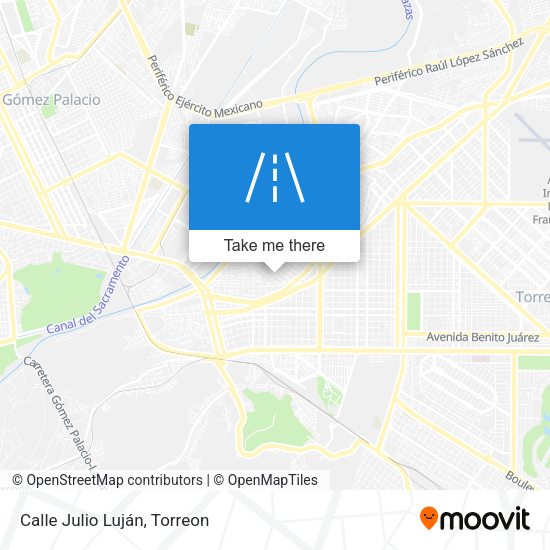 Calle Julio Luján map
