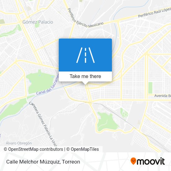 Calle Melchor Múzquiz map