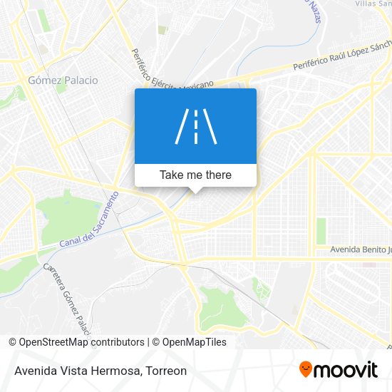 Avenida Vista Hermosa map