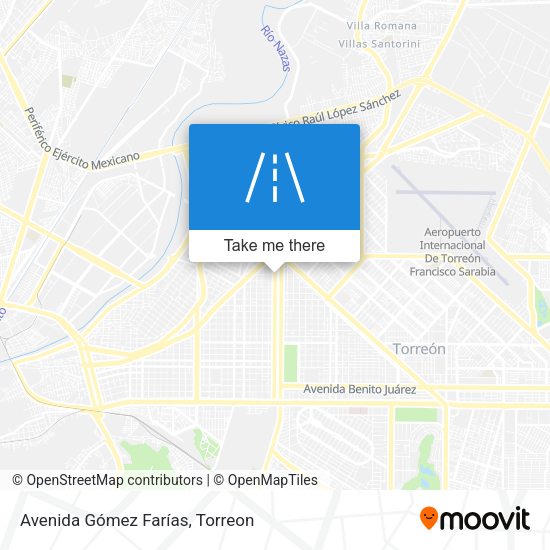 Avenida Gómez Farías map