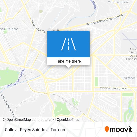 Calle J. Reyes Spíndola map