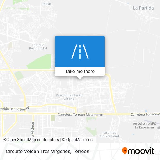 Circuito Volcán Tres Vírgenes map