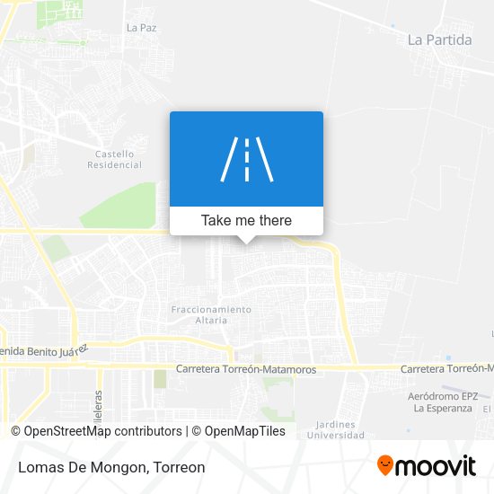 Lomas De Mongon map