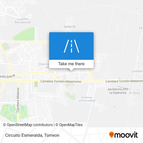 Mapa de Circuito Esmeralda