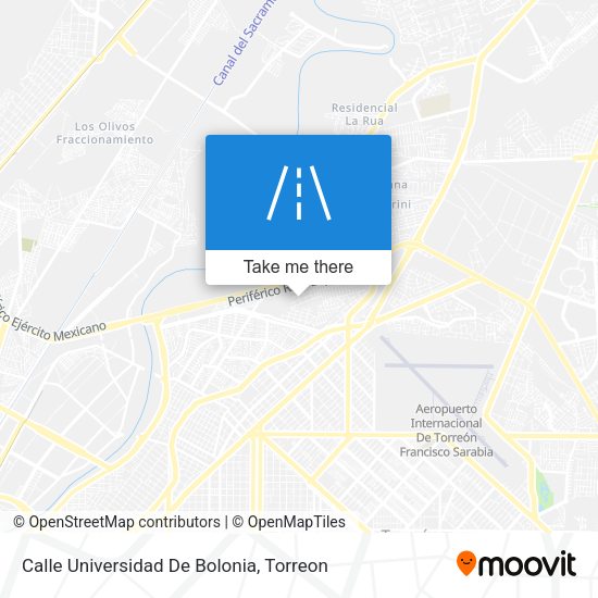 Calle Universidad De Bolonia map