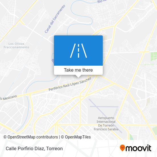 Calle Porfirio Díaz map
