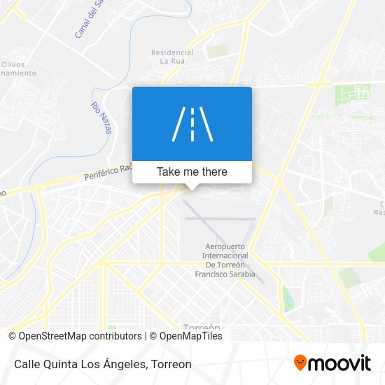 Mapa de Calle Quinta Los Ángeles