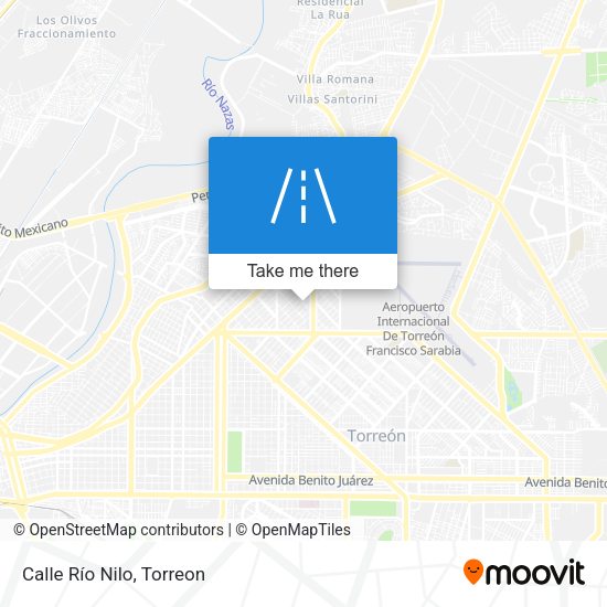 Mapa de Calle Río Nilo