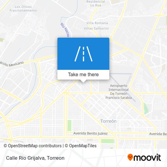 Calle Río Grijalva map