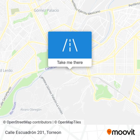 Mapa de Calle Escuadrón 201