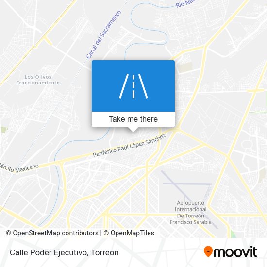 Calle Poder Ejecutivo map