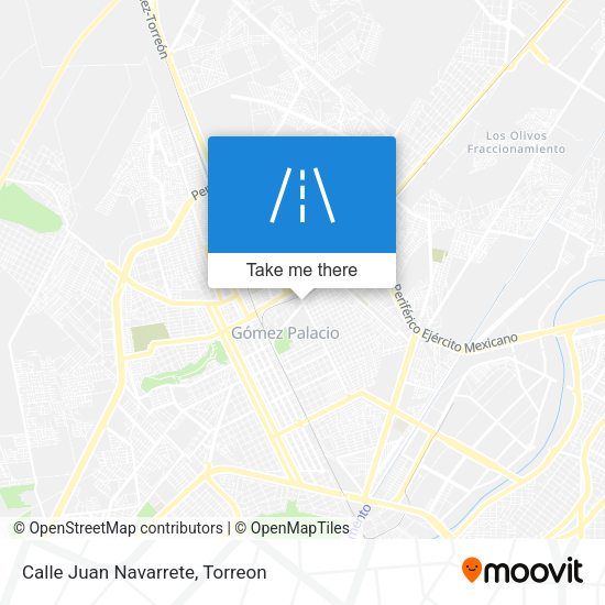 Mapa de Calle Juan Navarrete