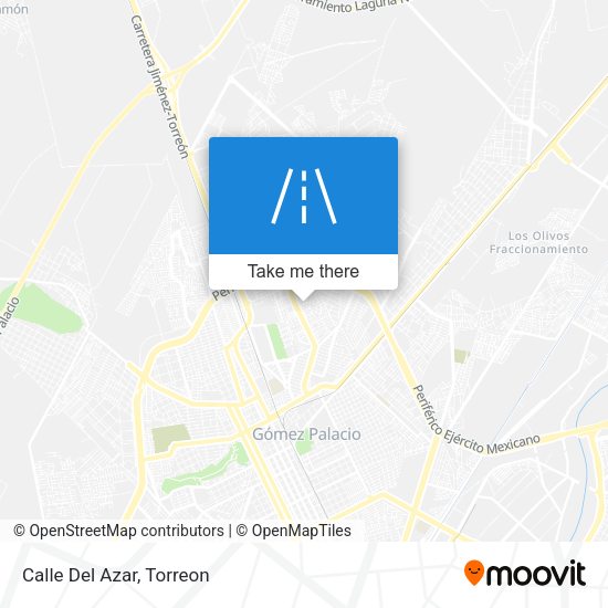 Mapa de Calle Del Azar