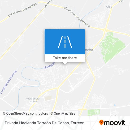 Mapa de Privada Hacienda Torreón De Canas