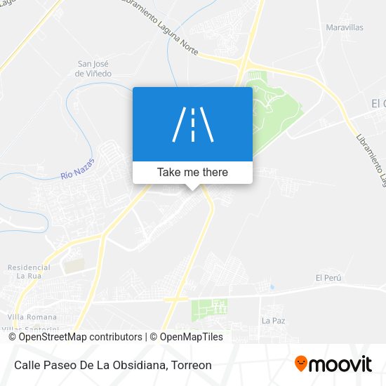 Calle Paseo De La Obsidiana map