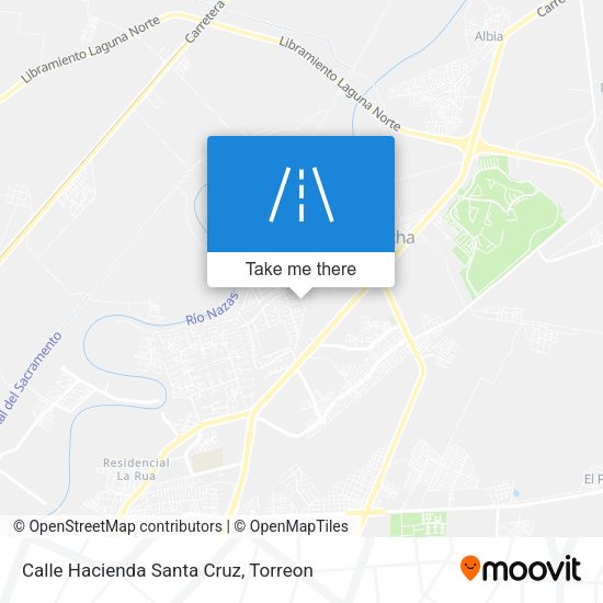 Calle Hacienda Santa Cruz map