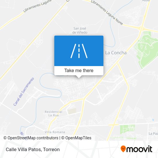Mapa de Calle Villa Patos