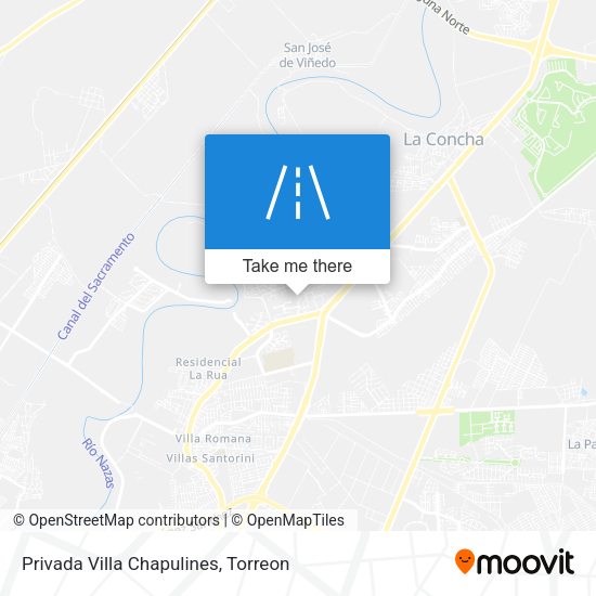 Privada Villa Chapulines map