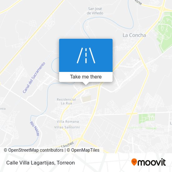 Mapa de Calle Villa Lagartijas