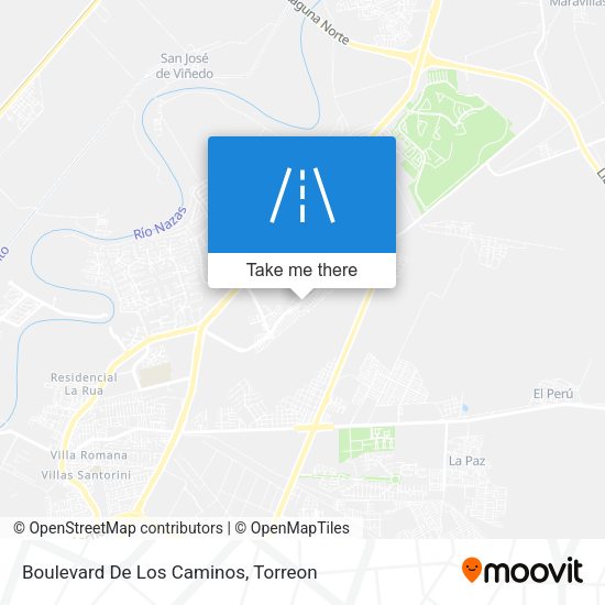 Boulevard De Los Caminos map