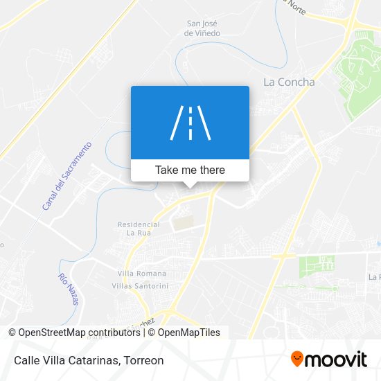 Calle Villa Catarinas map