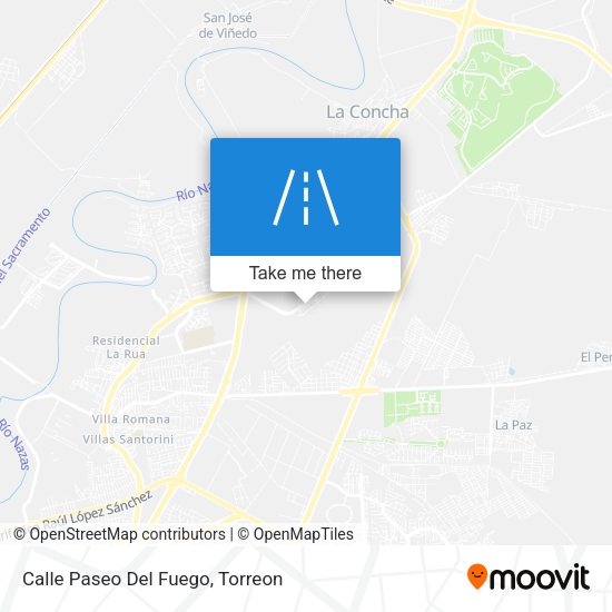 Calle Paseo Del Fuego map