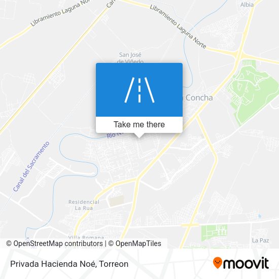 Mapa de Privada Hacienda Noé