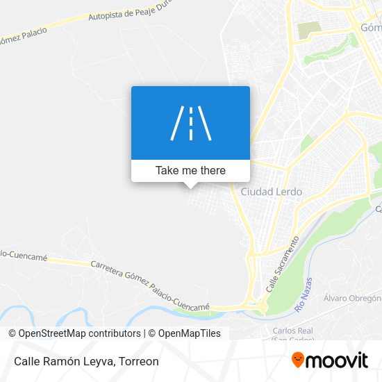 Mapa de Calle Ramón Leyva
